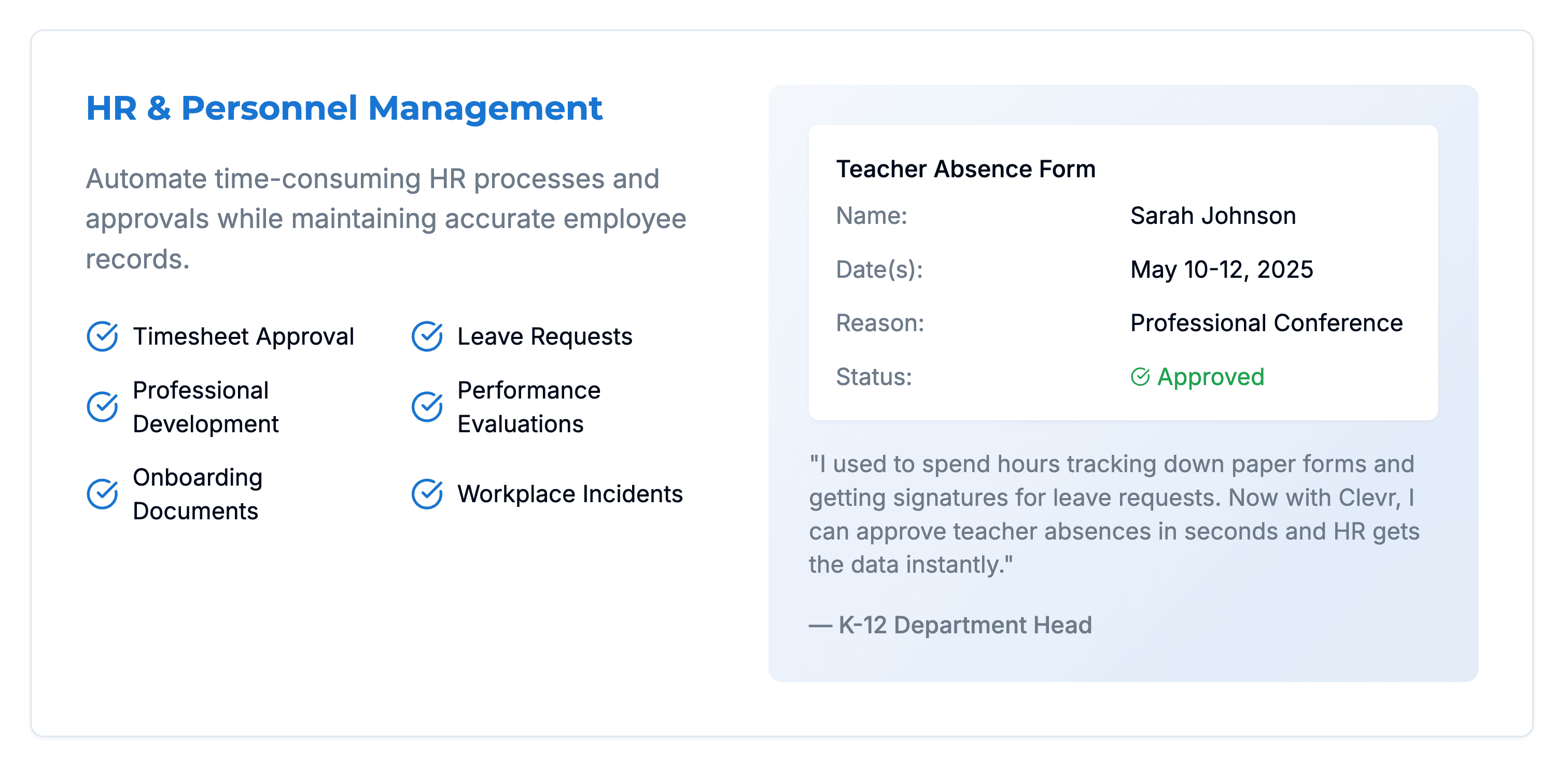 HR & Personnel Management HR & Personnel Management