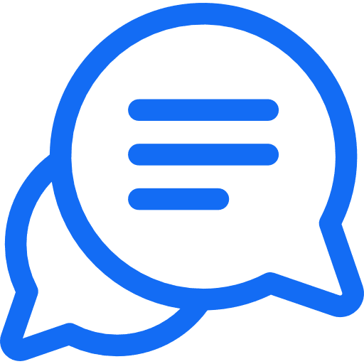 Consultation blue icon